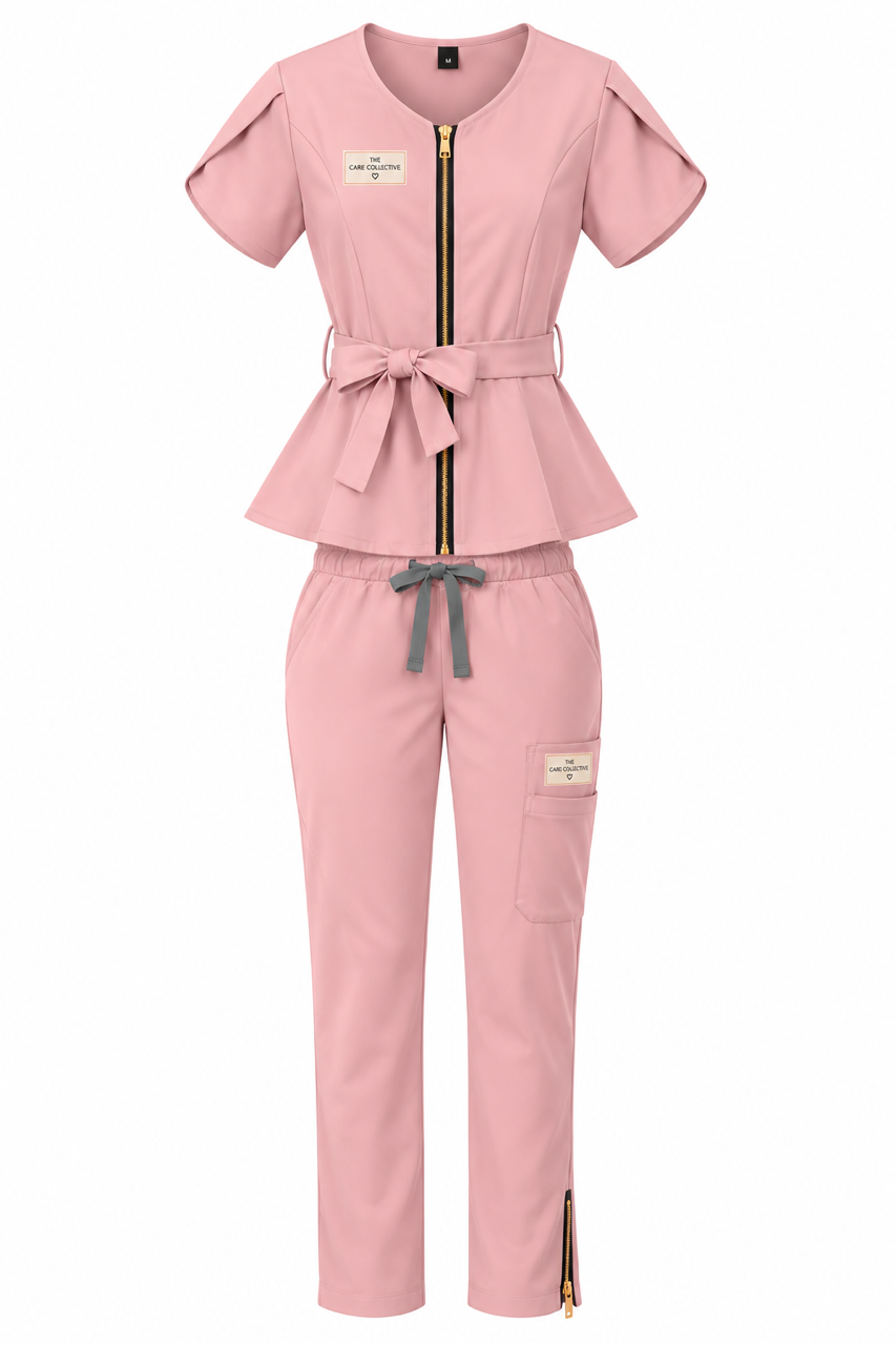 Stylish Bow Scrub Set